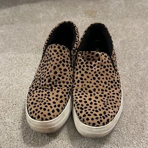 Soda Black and Tan Leopard Print Shoes